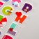 Stick plastic volumetric "letters and animals" mix 20.4x9.7 cm