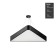 LED LED GEOMETRIA DELTA 30W 4000K 2900LM IP40 60x60x8 black