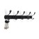 Cappio CVP014 hanger, metal, five -rose, black color