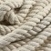 Cotton rope 14 mm (20 m) white, motor