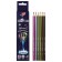 Pencils of colored 6 colors "Fantasy. Metallic", hexagonal