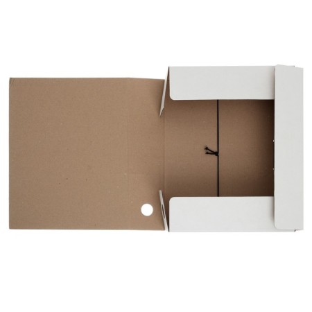 Archive folder on gum Calligrata, microgofrod, 75 mm, white, up to 700 liters-2