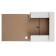 Archive folder on gum Calligrata, microgofrod, 75 mm, white, up to 700 liters