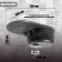 Sin for a kitchen made of stone Zein 110/Q4, 730 x 450 mm, oval, overflow, black color