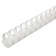 Plastic binding springs, D = 25mm, 50 pieces, sewed 180-200 sheets, white, Geleos