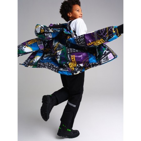 Winter jacket for a boy PlayTode, height 134 cm-5