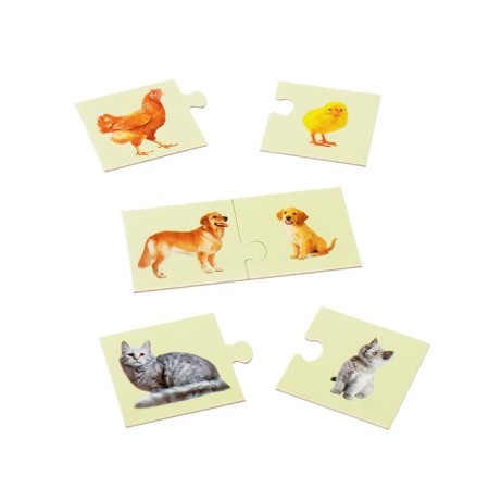 Pair puzzles "Mom and kids", 24 details-2