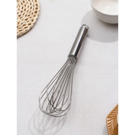 Whisk for whipping with thick strings Konfinetta, 31 cm, silver color-2