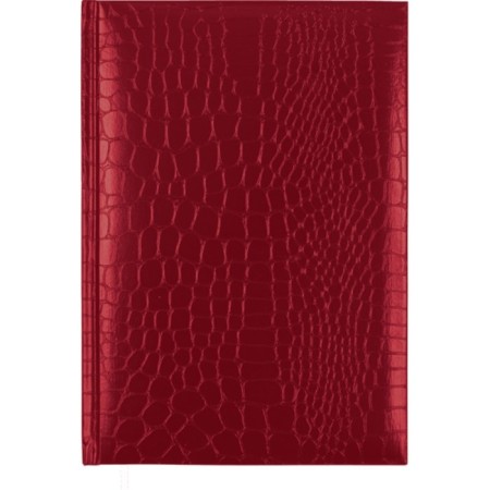 Leduced Diary A5, 160 sheets, Attomex. Arkona, solid boumvinyl cover with foam rubber, lies, block 70 g/m2, red