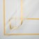 Matte film "Square", gold, 0.58 x 0.58 m