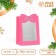 Gift package with the Bant window 30 x 22 x 14 cm, pink
