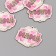 Decor for creativity wood "Geometric pattern - mother" set of 5 pcs 3.8x4.4x0.3 cm