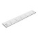 The line 30 cm Istanm "Designer", plastic, 2 scales, transparent, colorless, euro suspension