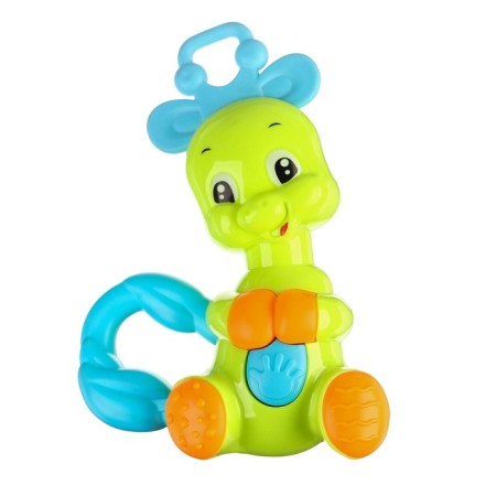 A rattle - a “dragon” squeak, with elastic elements, color mix, crush me-1