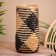 Basket with a covered lid, from bamboo 20x20x42 cm