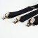 Adults adults, width 3.5 cm, black color