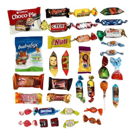 New Year. Gift set of sweets "Smeshariki", 500 g-6