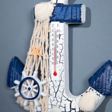 Interior souvenir "anchor" with a thermometer 22*12cm-3