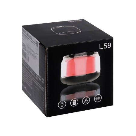 Portable column L59, 5 W, 500 mAh, BT5.0, backlight, black-12