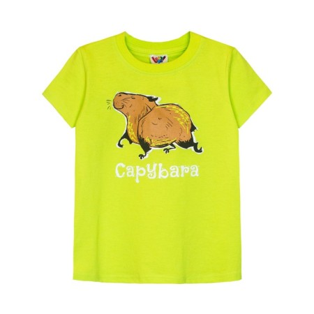 Children's T -shirt, height 98 cm, light green color