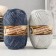 Yarn "NOSTOCE PRODUCATION" 100% polypropylene 200 ± 20m/50g set 2pcs (blue, harsh)