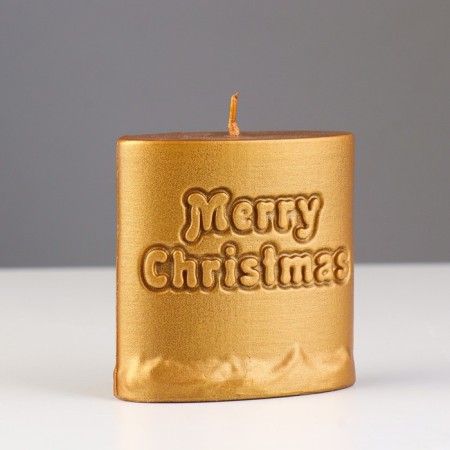 Decorative candle "deer", 7.8x3.5x8 cm, gold-2