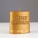 Decorative candle "deer", 7.8x3.5x8 cm, gold
