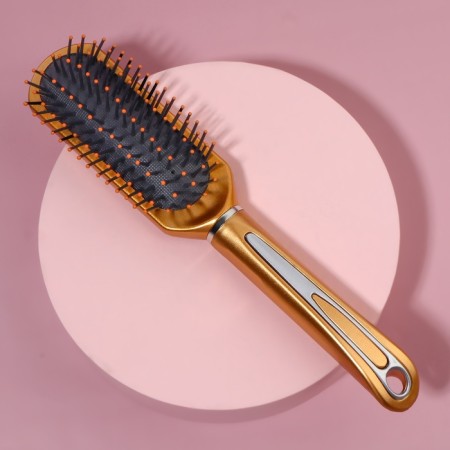 Massage comb, 4.5 × 23 cm, golden color-3
