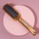 Massage comb, 4.5 × 23 cm, golden color