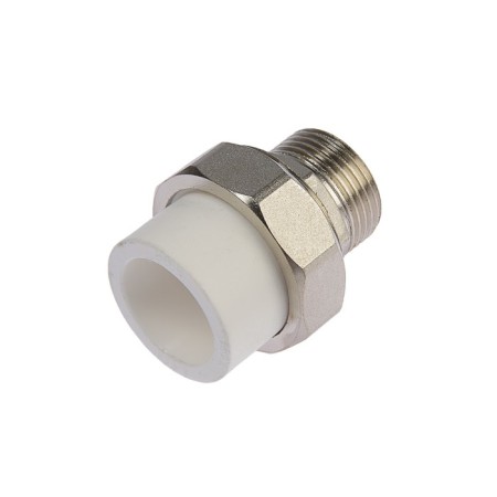 Combined coupling "STM", detachable (American), 25 mm × ¾ ", external thread-1