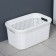 Basket for iron underwear "Rotang", 32 l, 50 × 31 × 25 cm, white color