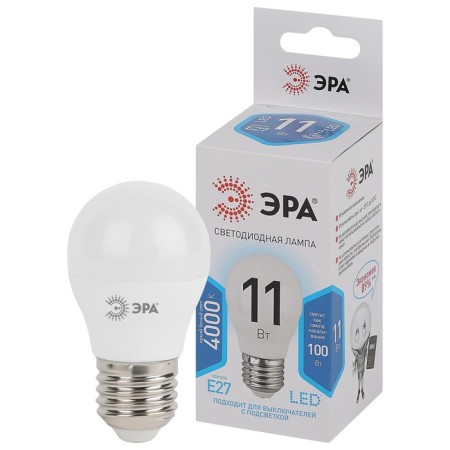 LED LED era Standard "Shar", 11 W, E27, 880 lm, 4000k, glow of white