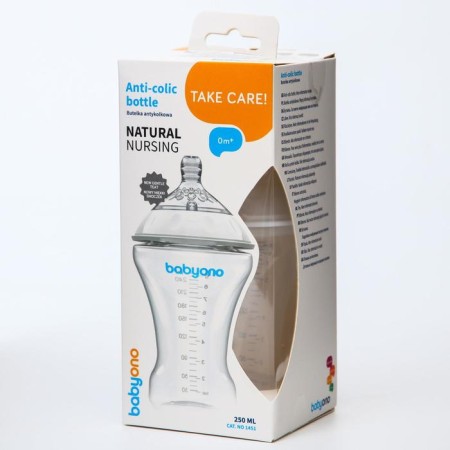 Anticolus bottle Babyono, 260 ml, wide throat.-4