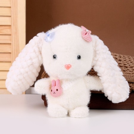 Soft toy "Bunny", 26 cm, white color