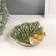 Souvenir Ceramics stand "Green sheet with two birds" 25x19x8 cm