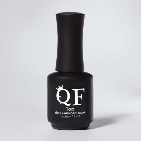 TOP for nails, without sticky layer, 15 ml, led/uv, transparent color-1