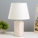 August table lamp E14 40W white-gold 22x22x34 cm Risalux