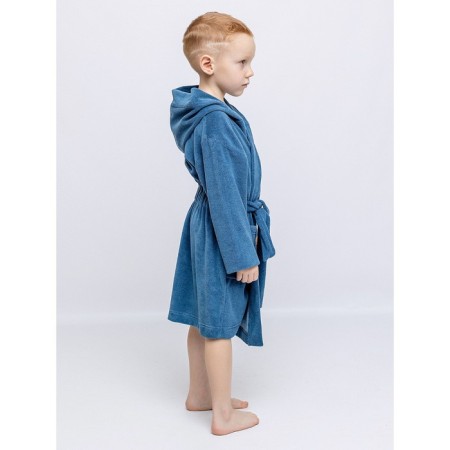 Baby robe, height 110 cm, dark blue color-1