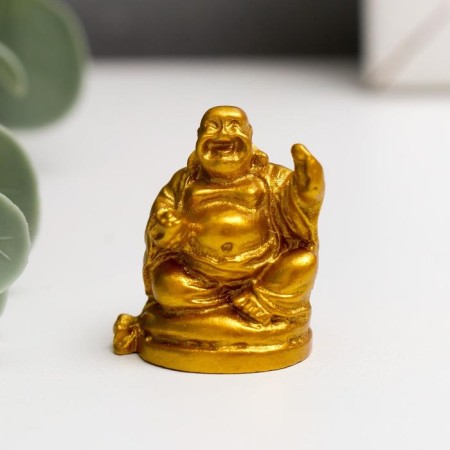 NECSK Polystone "Hothe" gold set 6 pcs 3.2x2.3x2 cm-1