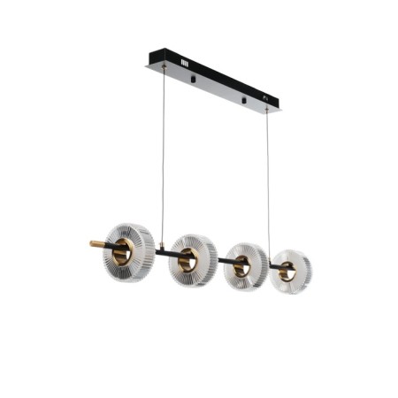 Lamp with PDD "Malmo" LED 20W 3000-6000K black and gold 180x15x15-115 cm