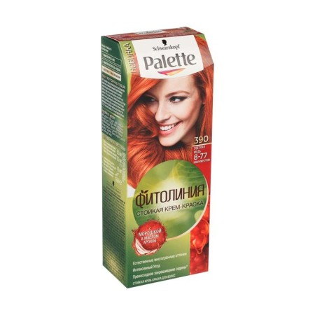 Hair Cream Palette phytolinia, tone 390, light copper-5