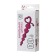 Anal chain, silicone, pink, 18.5 cm, D 3.1 cm
