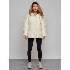 Winter jacket, size 48, beige color