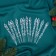 Christmas tree icicles "icicle luxury" (set 12 pcs) pattern, 13 cm