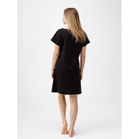 Night shirt female diva, size 46, black color-7