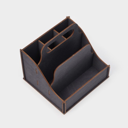 Claus - an organizer for spices with a handle of a Dolyan, 17 × 16 × 16 cm, dark color-3