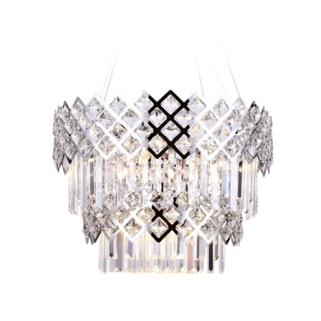 Crystal chandelier with Ambrella Light, Traditional, Tr5273, E14, Color Chrome