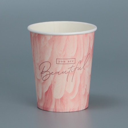 A glass for flowers "feathers", 250 ml-1