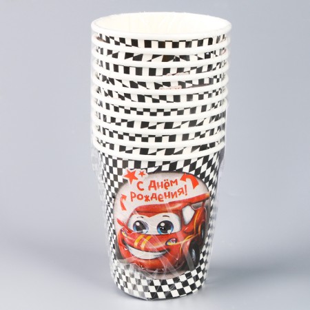 A one -time paper glass "Happy Birthday" Call (250 ml)-3