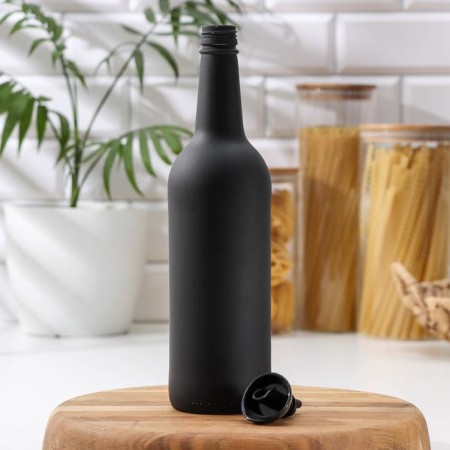 Glass bottle for sauce and oil "Love in the kitchen", 750 ml-1